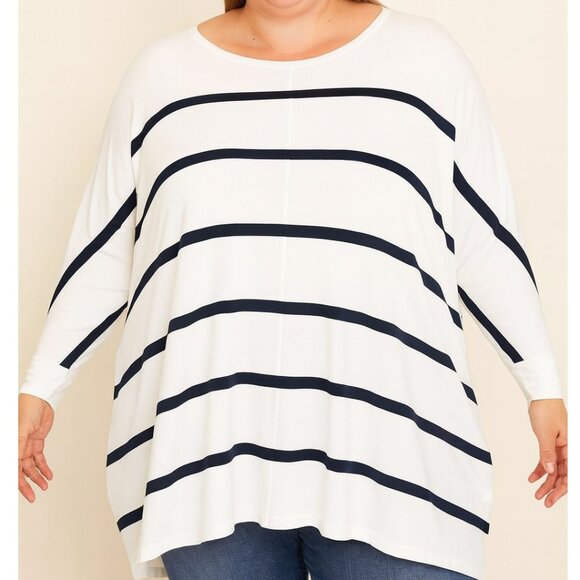 Wasabi Soft Knit Sweater | 2X Fit | Boat Neck, Dolman Arms | Ribbed Finish | NWT - Picture 2 of 10